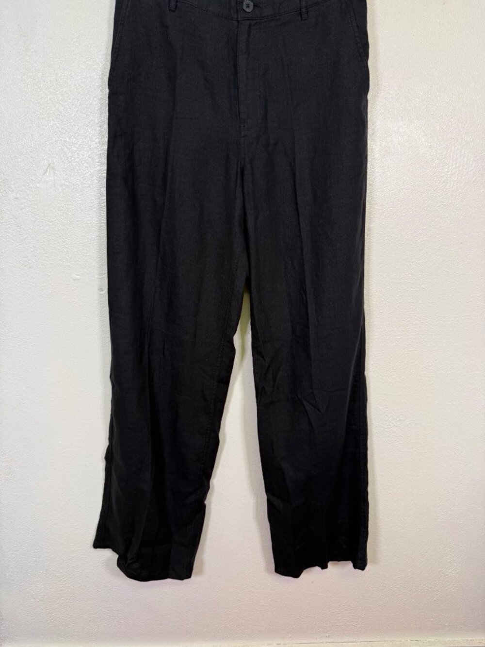 Madewell The Tall Zoe Relaxed Straight Pant 100% Linen Tall Summer Staple Sz6 - Picture 13 of 16